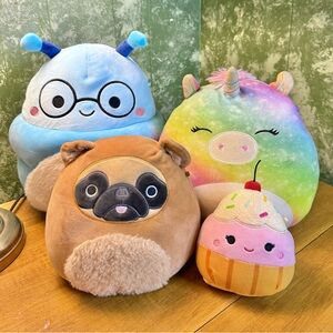 Lot of 4 Squishmallows Plush Toy
